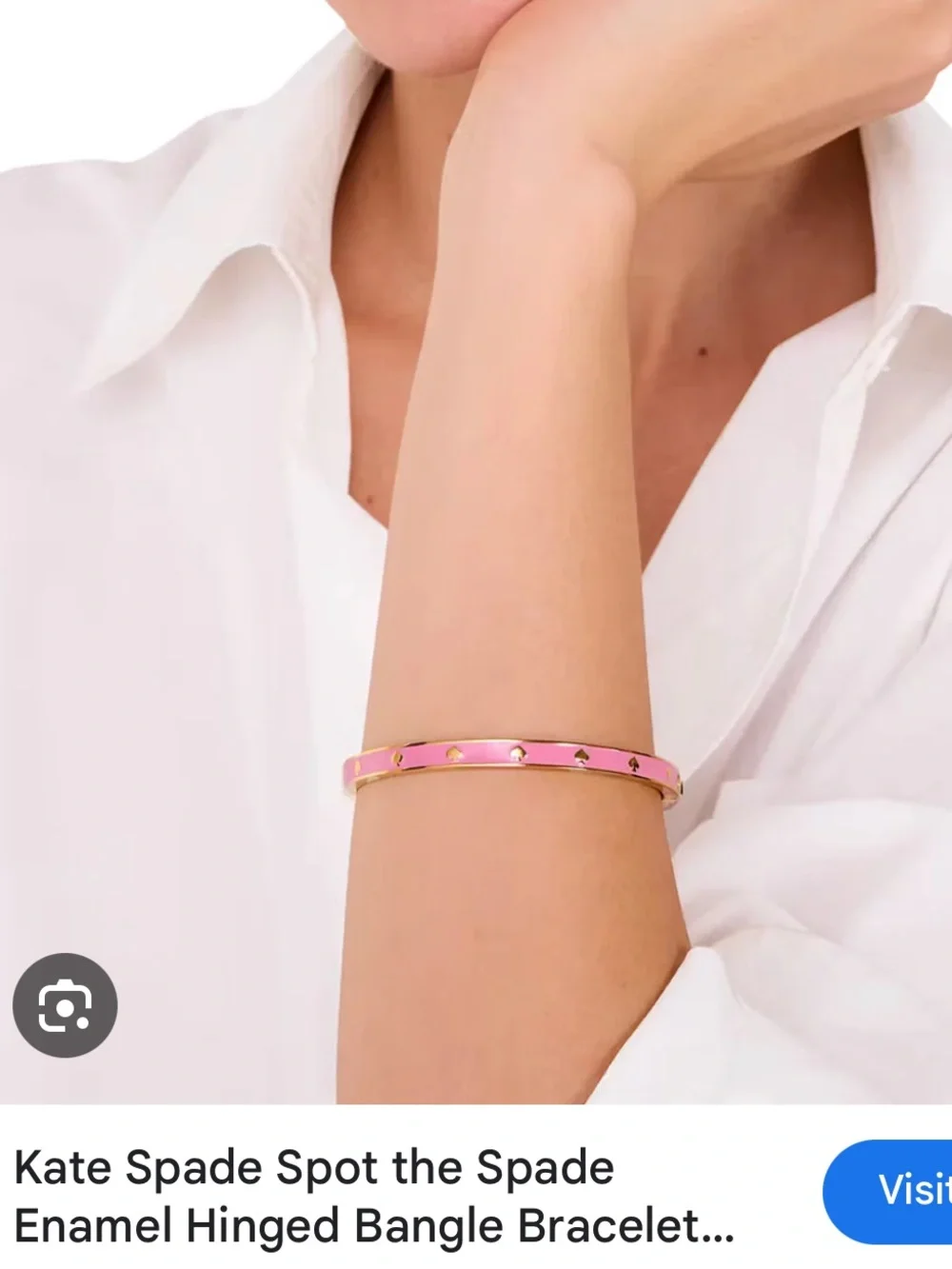 kate spade pink bracelet
